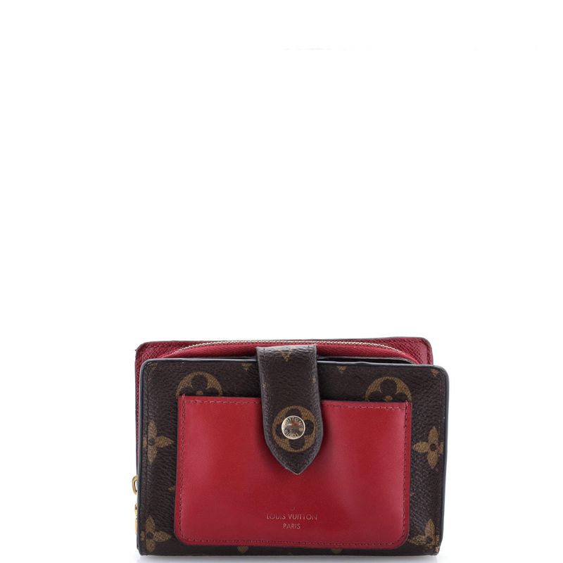 Louis Vuitton Juliette Wallet Monogram Canvas And Leather Red
